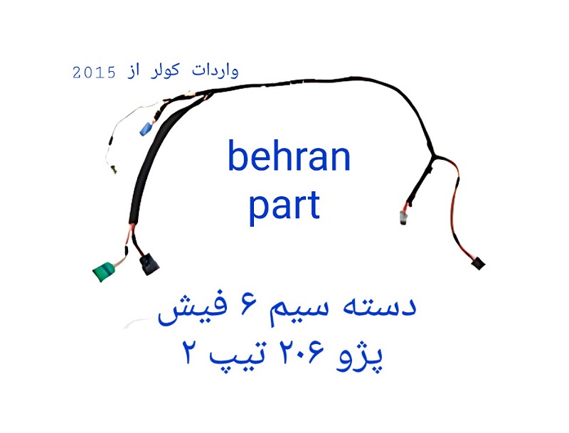 دسته سیم ۶ فیش پژو ۲۰۶ تیپ ۲ (تماس بگیرید)