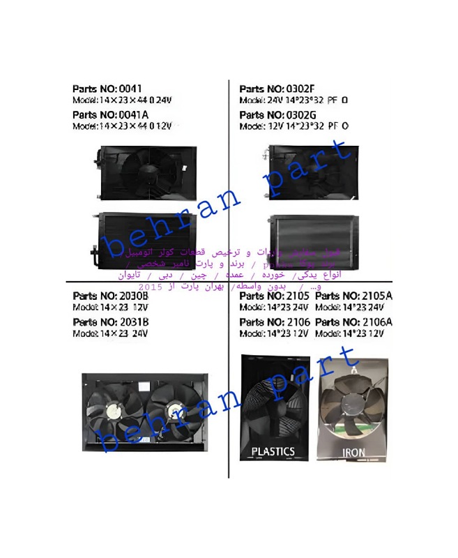 کندانسور تک لول کولر یونیورسال ۱۴×۲۳×۳۲ با فن و بدون فن ( سفارش واردات پوکا / برند و پارت نامبر شخصی )