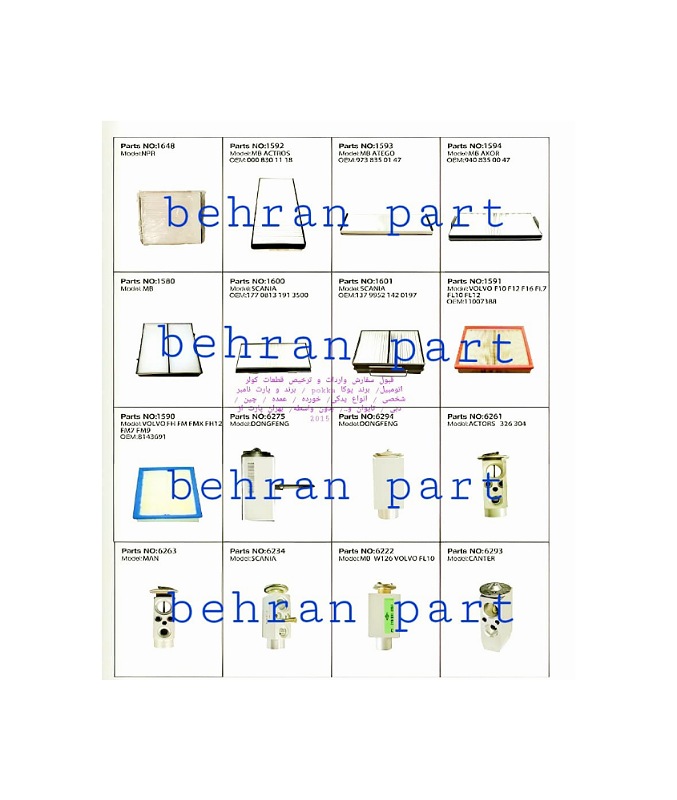 شیر‌انبساط داگ‌فنگ/ اکتروس/مان( سفارش واردات پوکا / برند و پارت نامبر شخصی )
